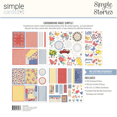 Simple Cards Card Kit, Simple Vintage Linen Market