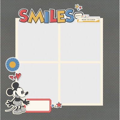 Simple Pages Page Pieces , Say Cheese Classic Mouse