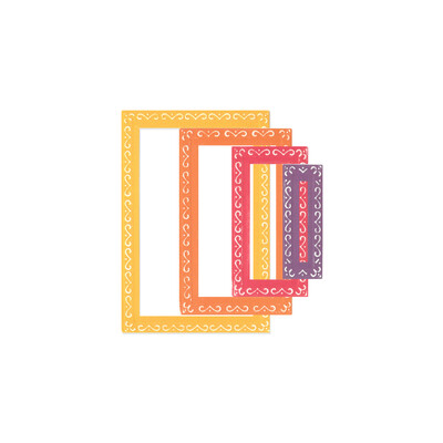 Framelits Die Set, Fanciful Framelits - Renee Deco Rectangles (9pk)