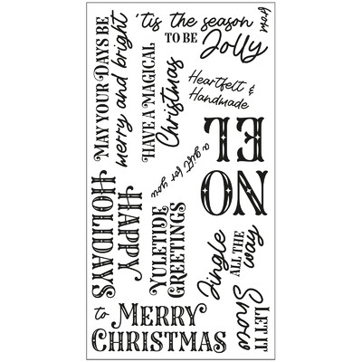 Clear Stamps Set, Greetings of the Season (13pk)