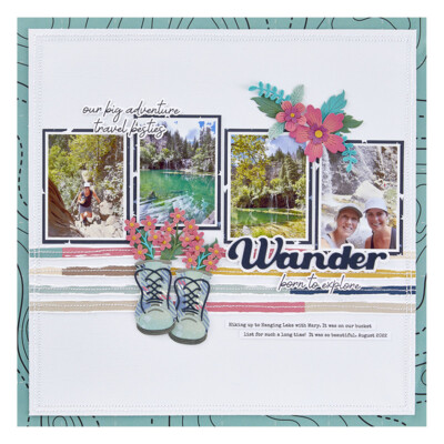 Press Plate & Die Set, Wander Sentiments