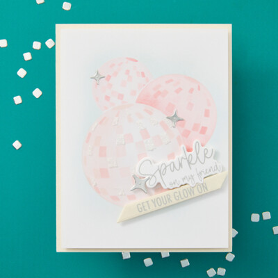 Press Plate & Die Set, Shine Bright - Shine Bright Sentiment Strips