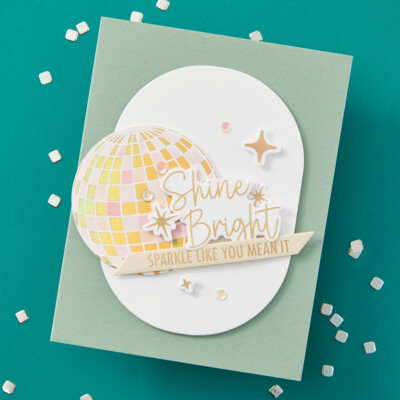 Press Plate & Die Set, Shine Bright - Disco Impressions