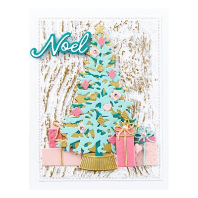 3D Embossing Folder, Timeless Trees - Bark