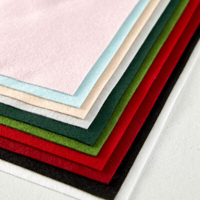 Merino Wool Felt Sheets, Holiday Collection