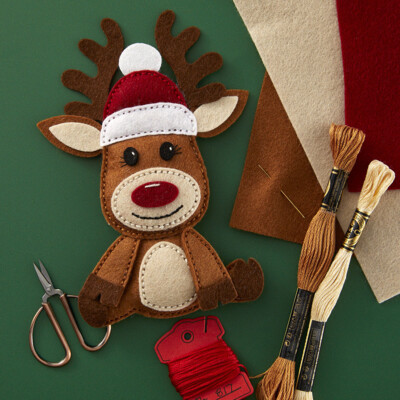 Die, Felt Stitch & Create - Felt Reindeer