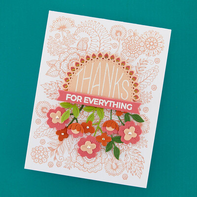 Clear Stamp, Kaleidoscope Arch - Sentiments