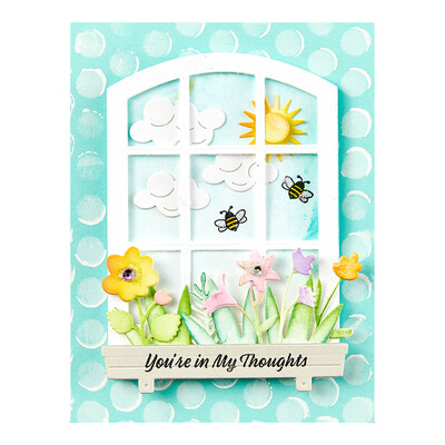 Clear Stamp, Windows with a View - Sending Sunshine Sentiments