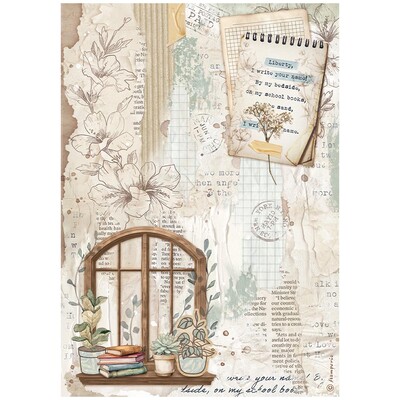 A4 Rice Paper Selection, Create Happiness Secret Diary