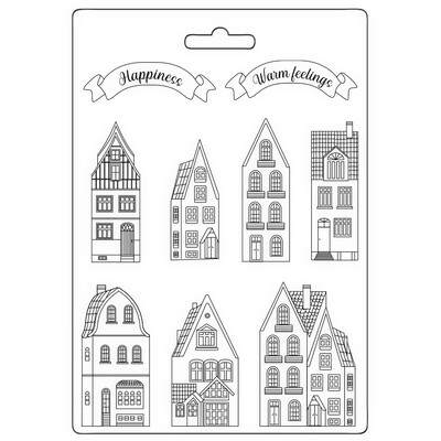 A4 Soft Mould, Cozy Houses