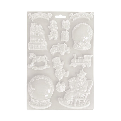 A4 Soft Mould, Gear Up For Christmas Toys