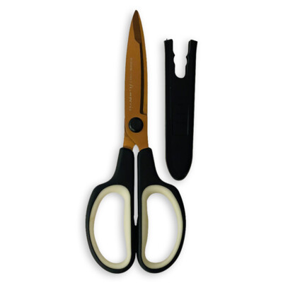 Create Happiness Dual Sharp Titanium Scissors, 6.8"