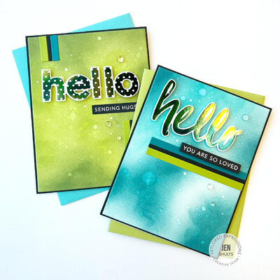 Cling Stamp, Mini Strips - Hello Add-ons