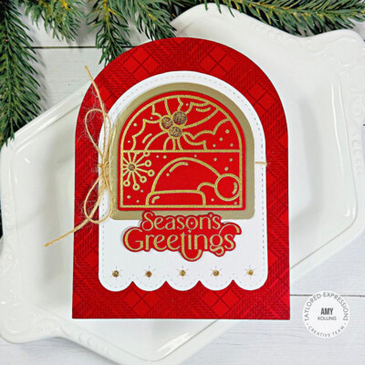 Cling Stamp, Sundry Sentiments - Holiday