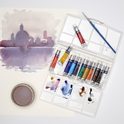 Cotman Watercolour Set, Painting PLUS Tube