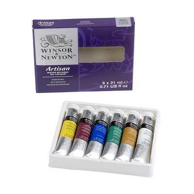 Artisan Water Mixable Oil Colour Set, Starter