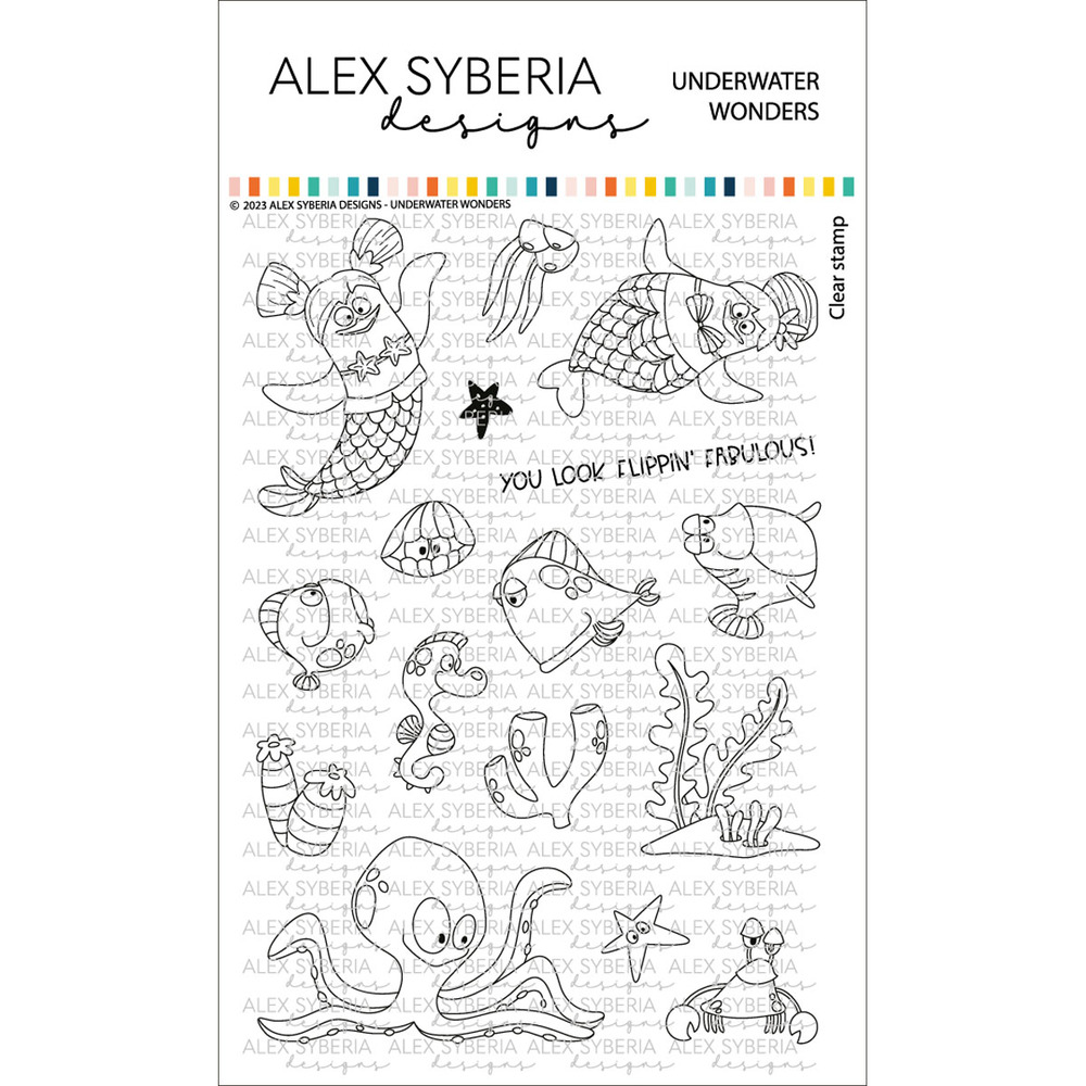 Alex Syberia Designs Clear Stamp, Underwater Wonders in Vancouver 