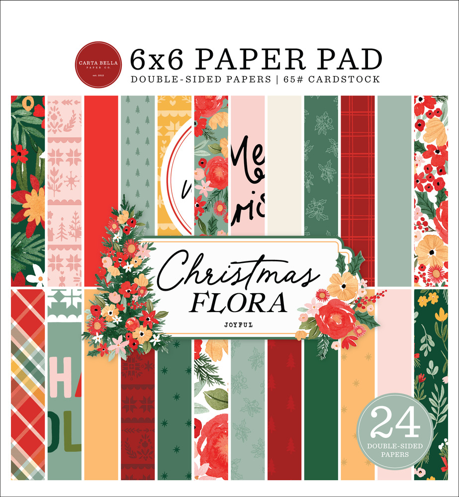 Echo Park Double-Sided Paper Pad 6X6 Christmas Time