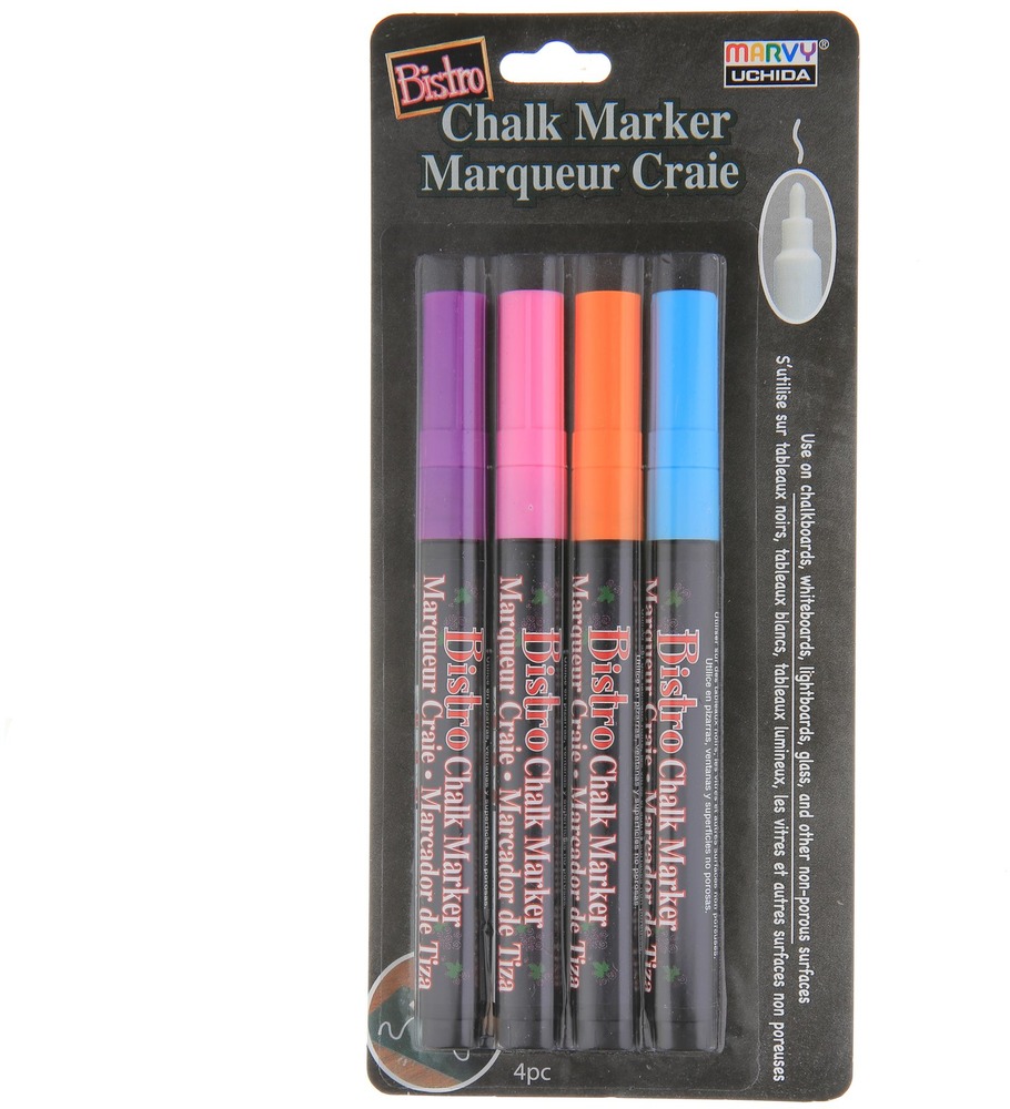 Marvy Uchida Bistro Chalk Marker Set, Fine - B (4pc) in Vancouver