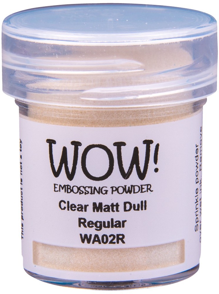 Clear Matte Embossing Powder, Regular