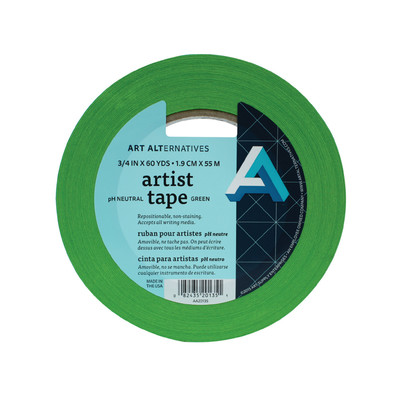 Artist Tape, 3/4" x 60 yds Green