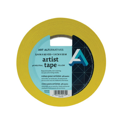 Artist Tape, 3/4" x 60 yds Yellow