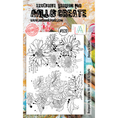 Clear Stamp Set, #839 - Daisies & Others