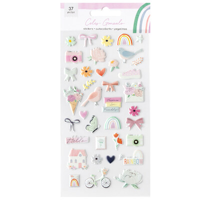Puffy Stickers, Rainbow Avenue - Icons