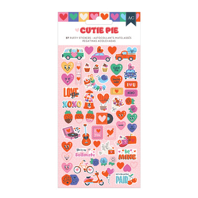 Puffy Stickers, Cutie Pie - Icons