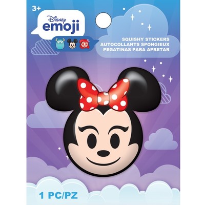 Disney Squishy Sticker, Emoji - Minnie