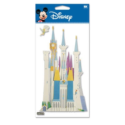 Disney Dimensional Stickers, Disney Castle (2 Piece)