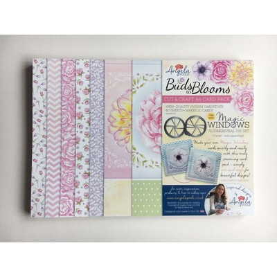 A4 Card Pack, Cut & Craft - Buds to Blooms