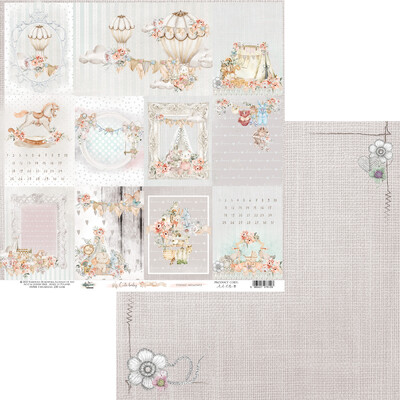 12X12 Extras Paper, Cute Baby - Cards