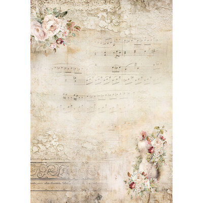 A4 Rice Paper, Melody of the Heart 01