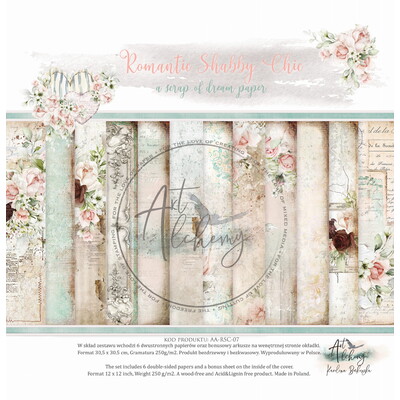 12X12 Paper Collection, Romantic Shabby Chic