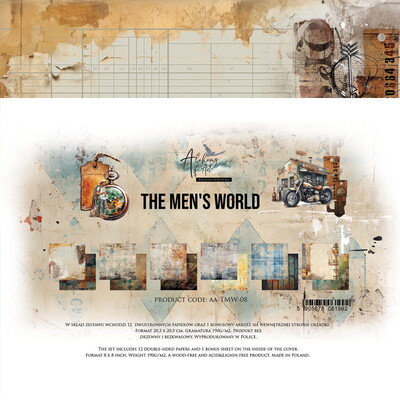 8X8 Paper Collection, The Men's World