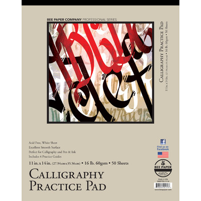 Calligraphy Practice Paper Pad, 11" x 14"