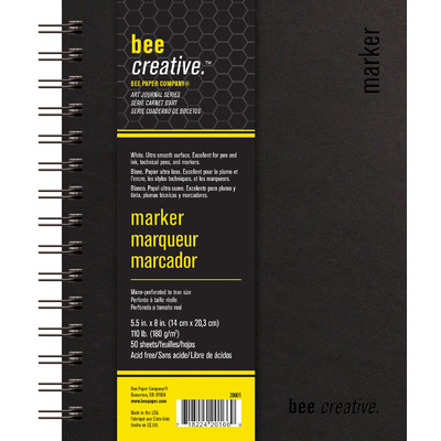 Bee Creative Marker Art Journal, 5.5" x 8"
