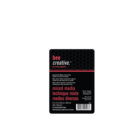 Bee Creative Mixed Media Paper Pack, 6" x 9"