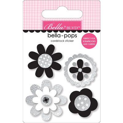 Bella-Pops 3D Cardstock Sticker, Amazing