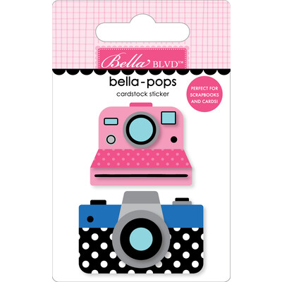 Bella-pops 3D Cardstock Sticker, Click! Click!