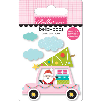 Bella-pops 3D Cardstock Sticker, On His Way