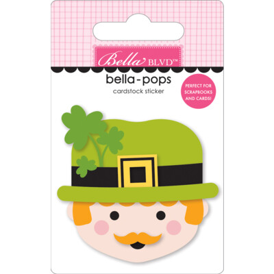 Bella-pops 3D Cardstock Sticker, Leprechaun