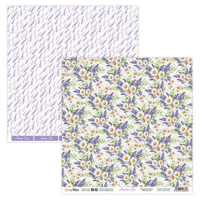 12X12 Patterned Paper, Lavender Love 04