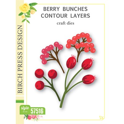 Die, Berry Bunches Contour Layers