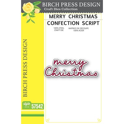 Die, Merry Christmas Confection Script