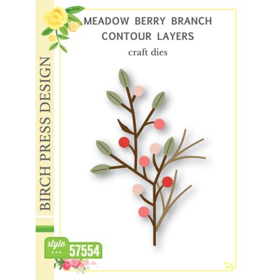 Die, Meadow Berry Branch Contour Layers