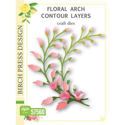 Die, Floral Arch Contour Layers