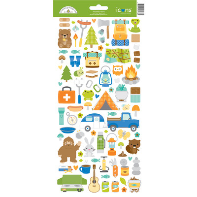 Icons Cardstock Stickers, Great Outdoors