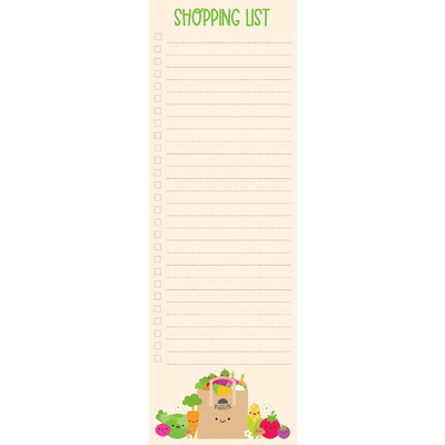 Notepads, Grocery List
